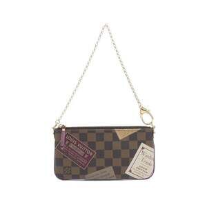 LOUIS VUITTON Authentic Brown Damier Pochette Pouch